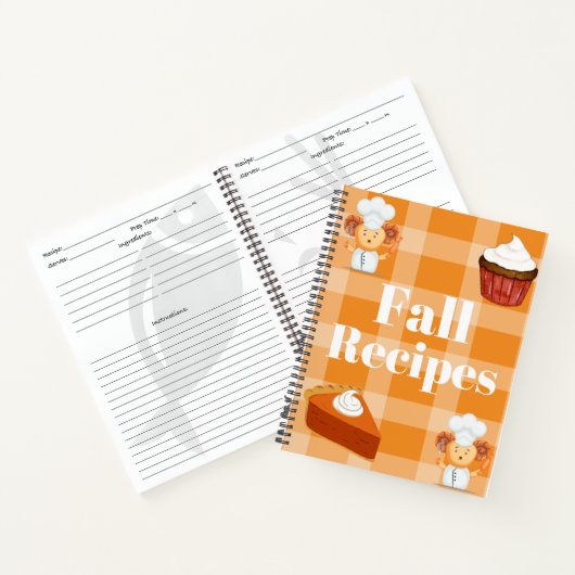 Livre de recettes d'automne personnalisé pour enfa (Intérieur)