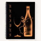 Livre de recettes de bouteille de squelette X-Ray  (Devant)