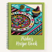 Livre de recettes de chaux vibrant de table mexica (Devant)