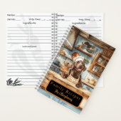 Livre de recettes de chef Retriever Labrador Choco (À l'intérieur)
