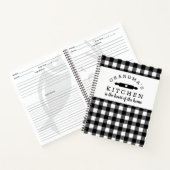 Livre de recettes de cuisine de grand-mère de Buff (Intérieur)