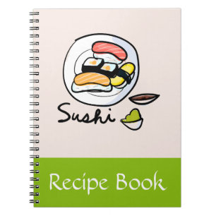 Livre de recettes de cuisine japonaise sushi