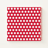 Livre de recettes de cuisine rouge rétro Cadeau (Dos)