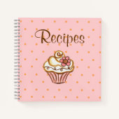 Livre de recettes de Cupcake Cadeau (Devant)