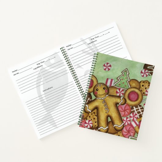 Livre de recettes de dessert aux biscuits au ginge (Intérieur)