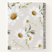 Livre de recettes de famille de fleurs de margueri (Dos)