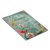 Livre de recettes de famille Floral BOHO  (Côté Droit)