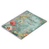 Livre de recettes de famille Floral BOHO  (Côté gauche)