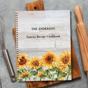 Livre de Recettes de Famille Jardin de Tournesols