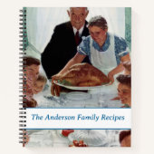 Livre de recettes de famille personnalisable (Devant)