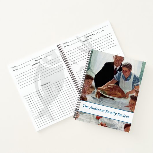 Livre de recettes de famille personnalisable (Intérieur)