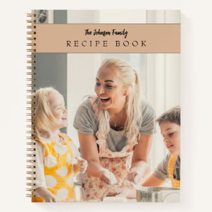 Livre de recettes de famille personnalisé avec pho