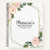 Livre de recettes de Fête des mariées de fleurs bl (Devant)