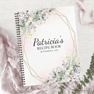 Livre de recettes de Fêtes des mariées géométrique