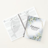 Livre de recettes de Fêtes des mariées géométrique (Intérieur)