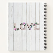 Livre de recettes de fleurs violettes rustiques po (Dos)