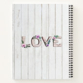 Livre de recettes de fleurs violettes rustiques po (Dos)