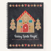 Livre de recettes de gingerbread rustique tableau (Devant)