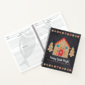 Livre de recettes de gingerbread rustique tableau (Intérieur)