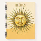 Livre de recettes de la face solaire céleste (Devant)