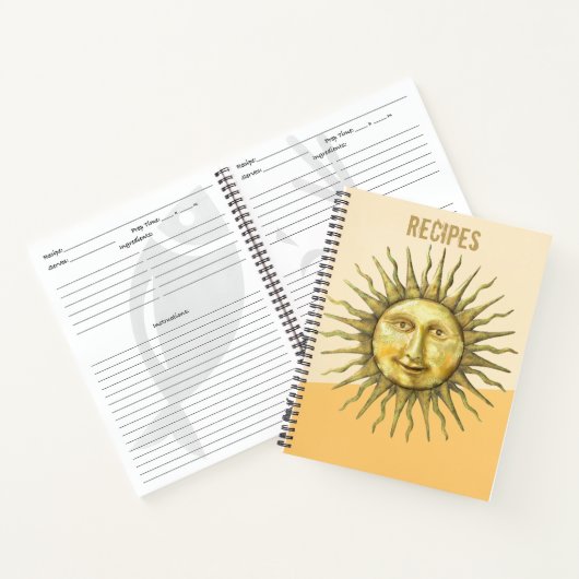 Livre de recettes de la face solaire céleste (Intérieur)