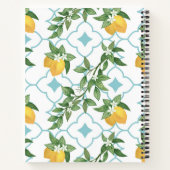 Livre de recettes de la famille de citron en mosaï (Dos)