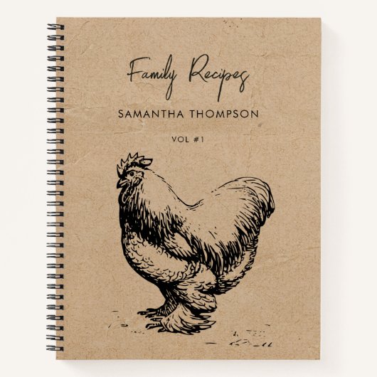 Livre de recettes de la famille personnalisée Papi (Devant)