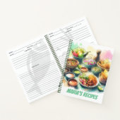 Livre de recettes de l'aquarelle alimentaire mexic (Intérieur)