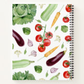 Livre de recettes de légumes frais (Dos)