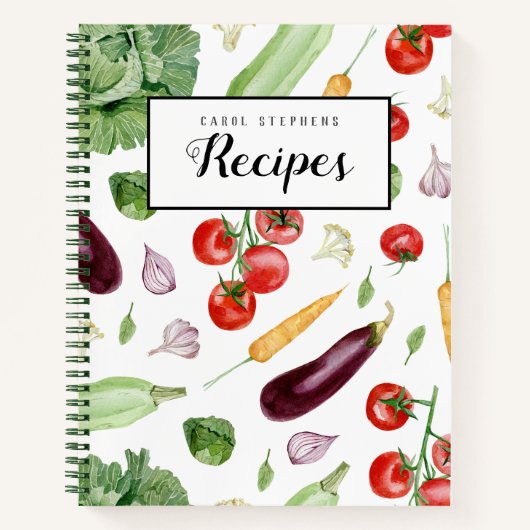 Livre de recettes de légumes frais de ferme (Devant)