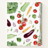 Livre de recettes de légumes frais de ferme (Dos)