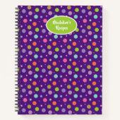 Livre de recettes de l'illustration du point Polka (Devant)