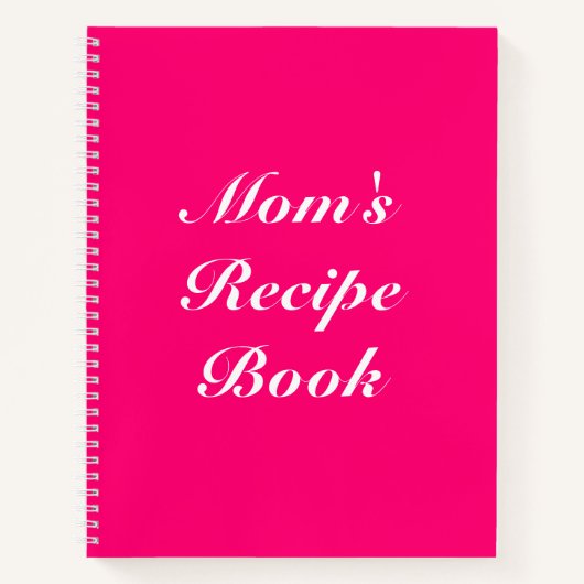 Livre de recettes de maman personnalisée Fête des  (Devant)