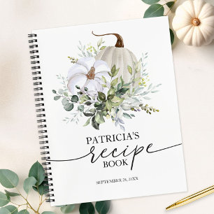 Livre de recettes de mariage automnal à la citroui