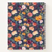 Livre de recettes de mariage floral Paprika Bourgo (Dos)