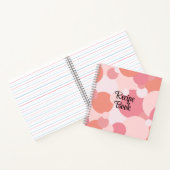 Livre de recettes de molécules rose-orange (Intérieur)