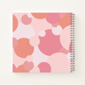 Livre de recettes de molécules rose-orange (Dos)