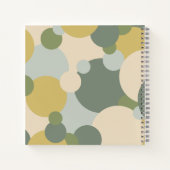 Livre de recettes de molécules vert-jaune (Dos)