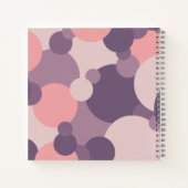 Livre de recettes de molécules violettes-roses (Dos)