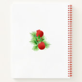 Livre de recettes de Noël (Dos)