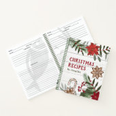 Livre de recettes de Noël avec votre nom (Intérieur)