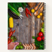 Livre de recettes de nom personnalisable (Dos)