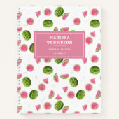 Livre de recettes de pastèque rose et verte d'été (Devant)