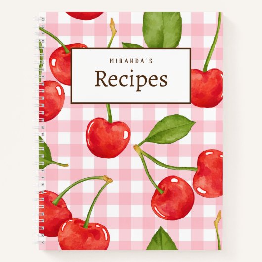 Livre de recettes de pique-nique cerise (Devant)