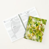 Livre de recettes de poires jaunes (Intérieur)