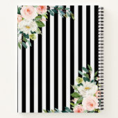 Livre de recettes de roses roses blanches et noire (Dos)