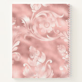 Livre de recettes de saké rose vif personnalisé (Dos)