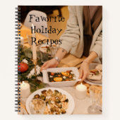 Livre de recettes de vacances personnalisées (Devant)