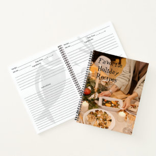 Livre de recettes de vacances personnalisées