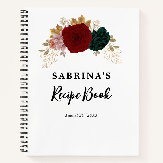 Livre de recettes d'émeraude de Bourgogne d'or de  (Devant)